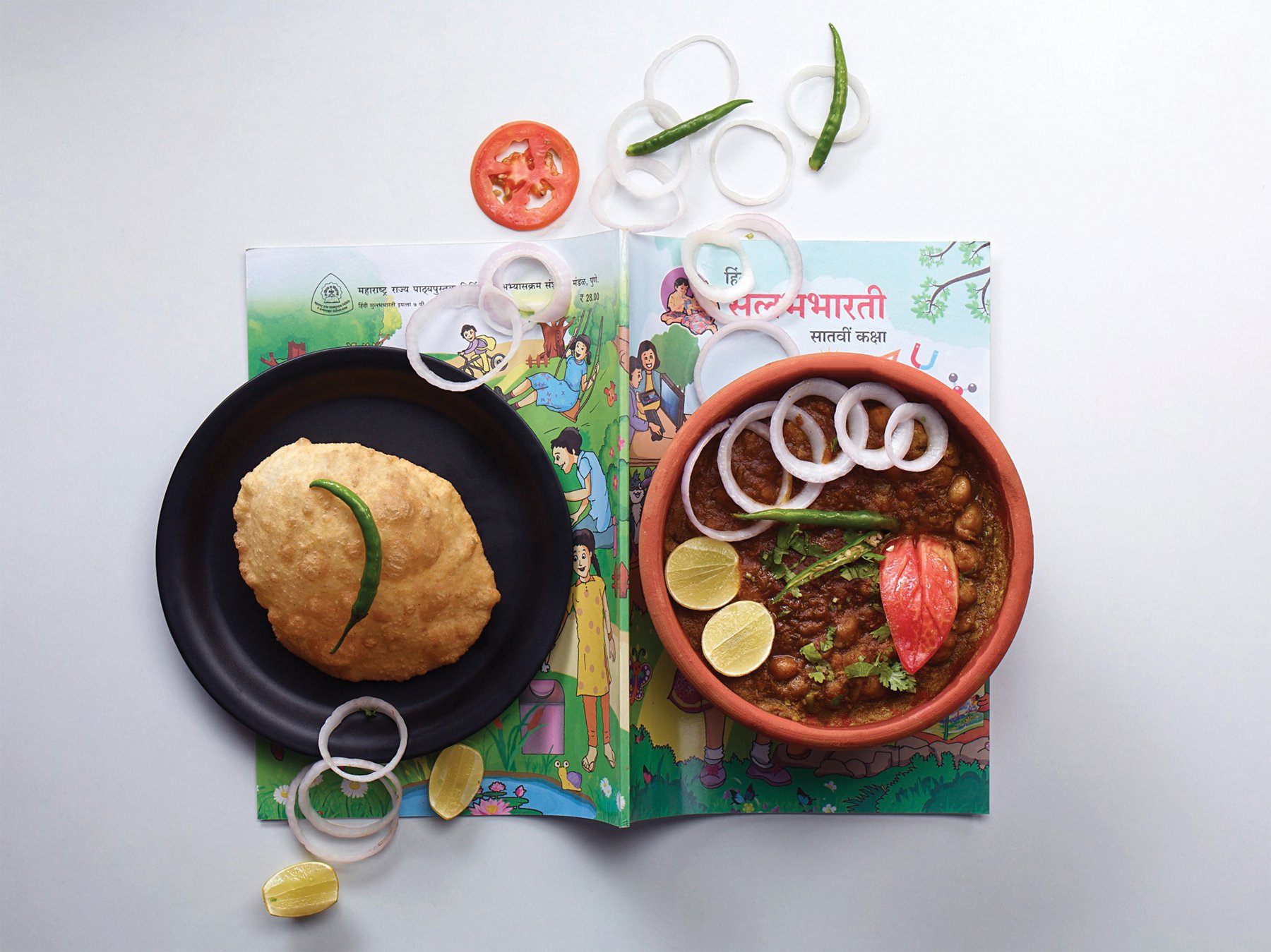 Comfort food plate at Café School Alibaug